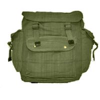 Olive Green Canvas Backpack