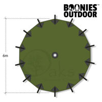 Boonies Outdoor Parachute Shelter for Groups