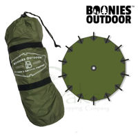 Boonies Outdoor Parachute Shelter for Groups - 4.5m - Forest Green