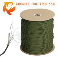 Boonies Outdoor Fire Fish 550 Paracord - Olive