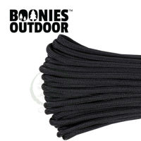 Genuine 550 Paracord - Black - 50ft