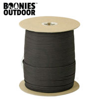 Genuine 550 Paracord - Black - 1000ft Reel