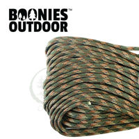 Genuine 550 Paracord - Woodland Camo - 50ft