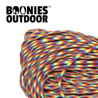Genuine 550 Paracord - Rainbow - 50ft
