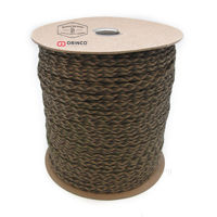 Genuine 550 Paracord - Woodland Camo - 1000ft Reel