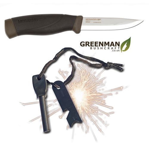 Mora 840 Companion and Army Firesteel Set