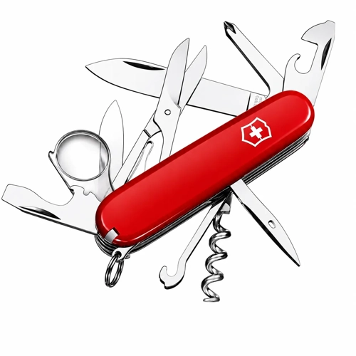 Victorinox Explorer Swiss Army Knife – Red, 16 Functions