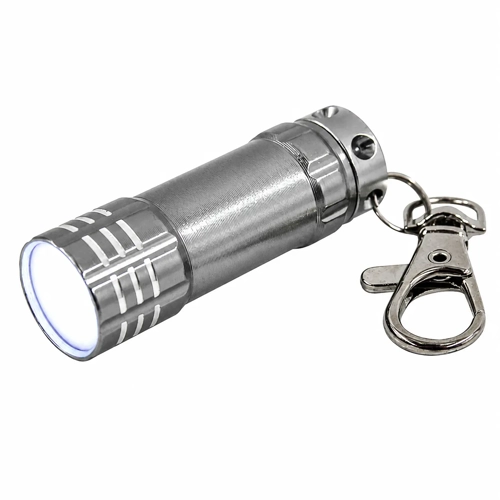 3 LED EDC Keyring Torch with Karabiner Clip