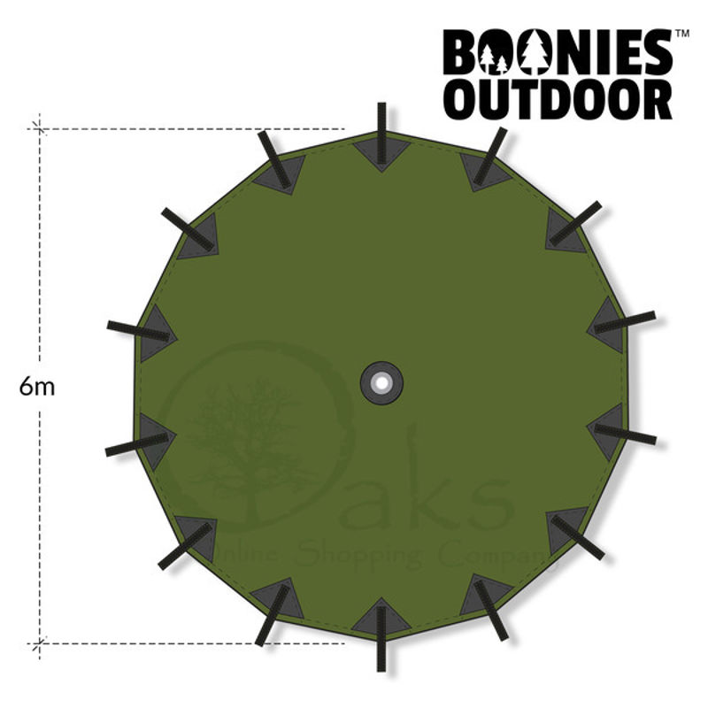 Boonies Outdoor Parachute Shelter for Groups