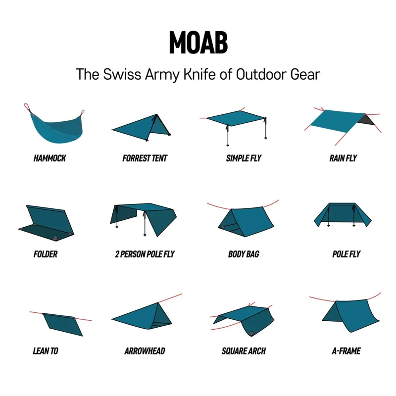 MOAB All-in-One Bushcraft Shelter Hammock
