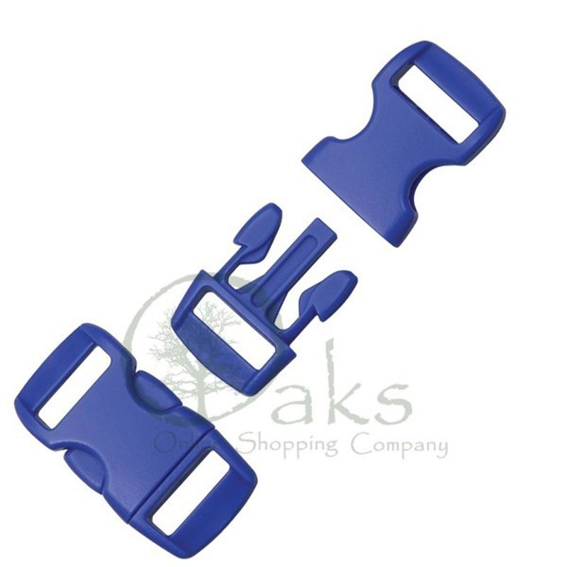 Compact Paracord Buckles - Blue (3/8)"