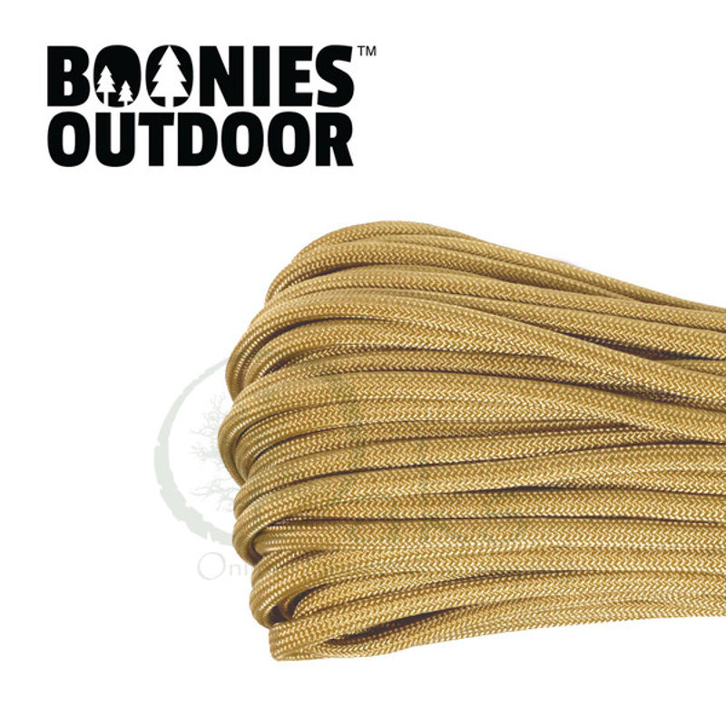 Genuine 550 Paracord - Gold - 50ft