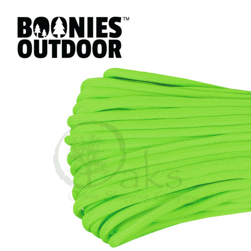 Genuine 550 Paracord - Neon Green - 50ft