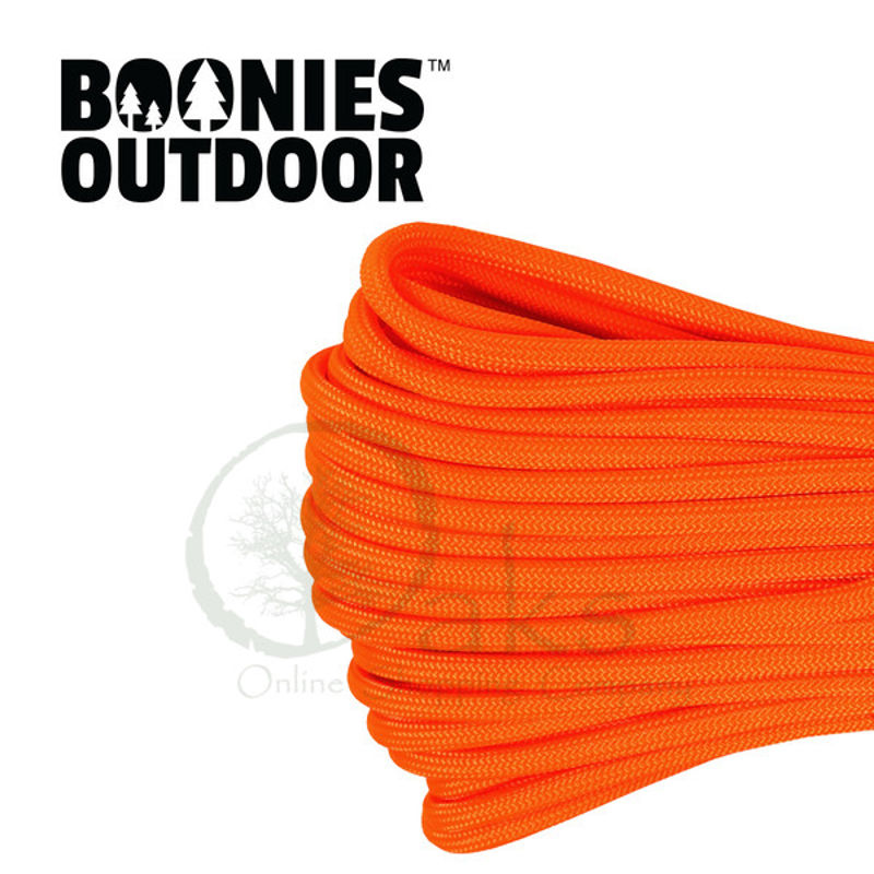 Genuine 550 Paracord - Neon Orange - 50ft