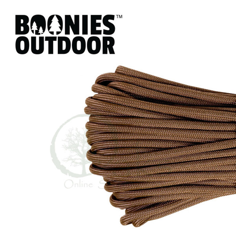 Genuine 550 Paracord - Walnut Brown - 50ft