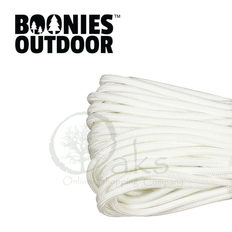 Genuine 550 Paracord - White - 50ft